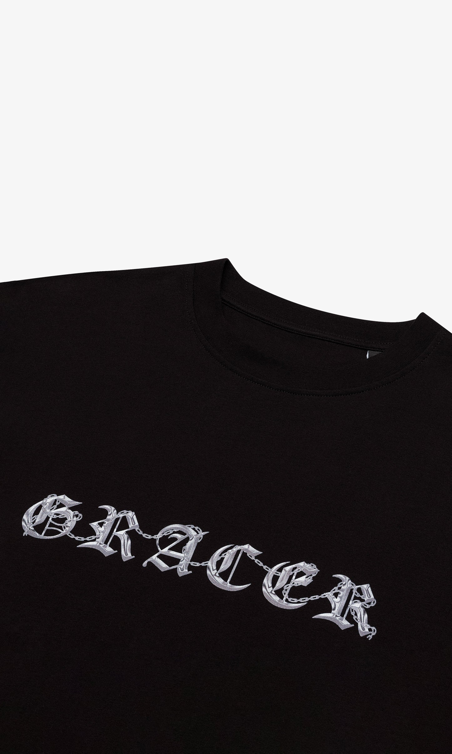 GRACER OVERSIZED CHROME T-SHIRT